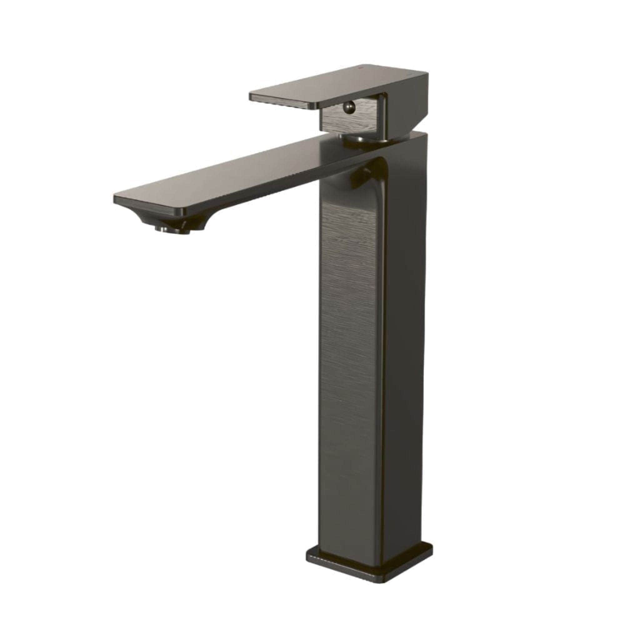 VikingBad Ask Høy Servantbatteri H280mm Børstet svart VikingBad Servantbatteri VB-005870-05