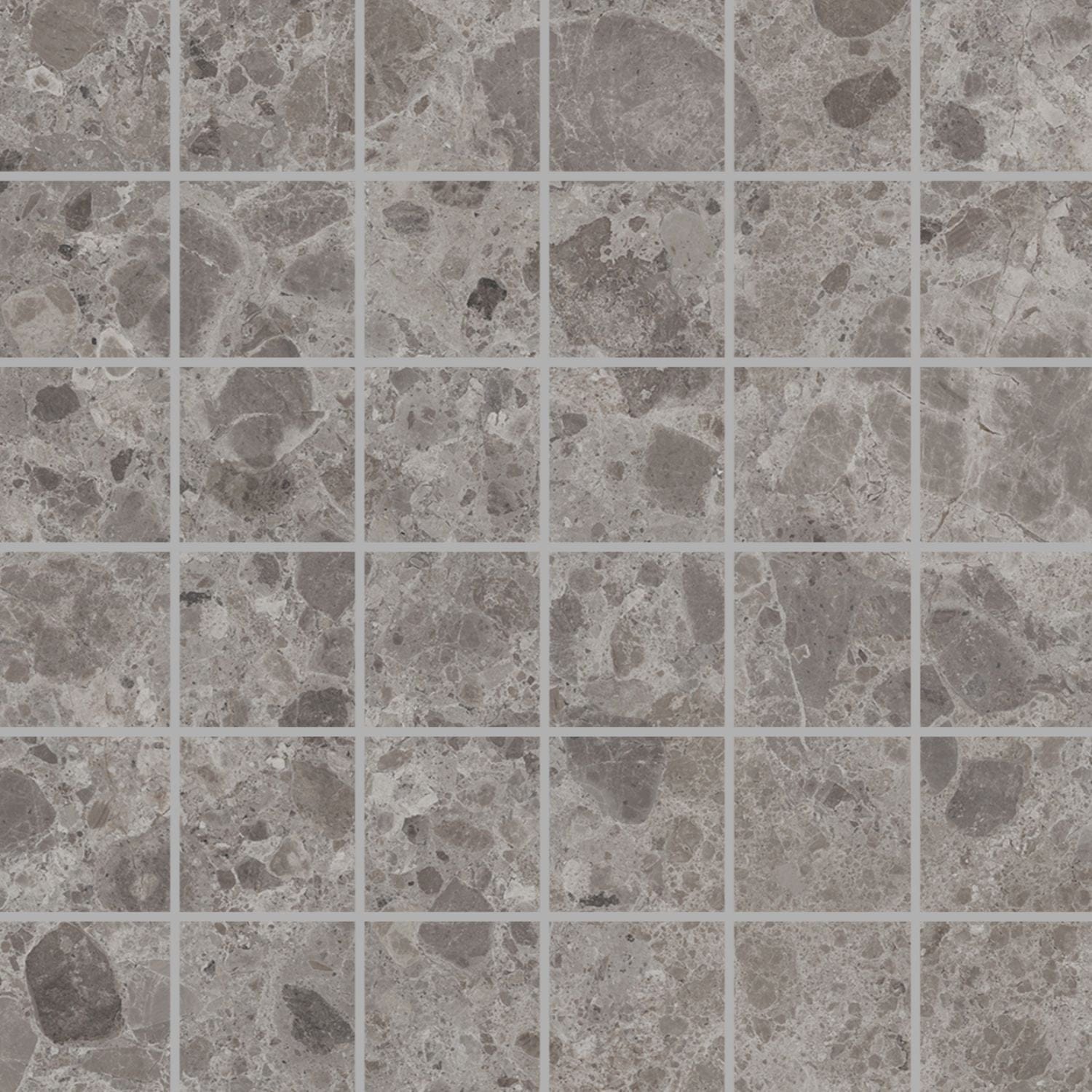 Vikingbad Atmosphere Mosaikkflis 5x5cm / Grå VikingBad VB-117441