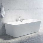Vikingbad Badekar Dybe Rett 160-180 back to wall