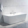 VikingBad Badekar Dybe Rett 160-180 - back to wall VikingBad Frittstående badekar