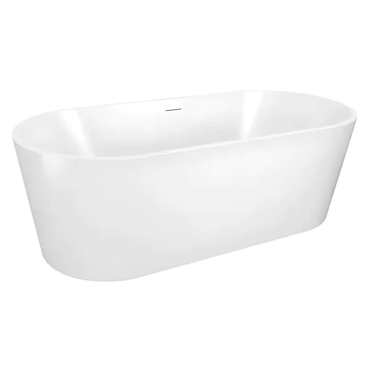 VikingBad Badekar Ellipse 177 Hvit / 177cm VikingBad Frittstående badekar VB-016334-01