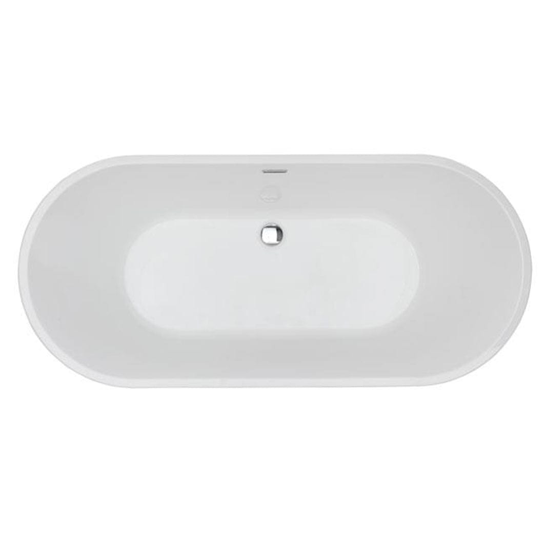 VikingBad Badekar Ellipse 177 Hvit / 177cm VikingBad Frittstående badekar VB-108250