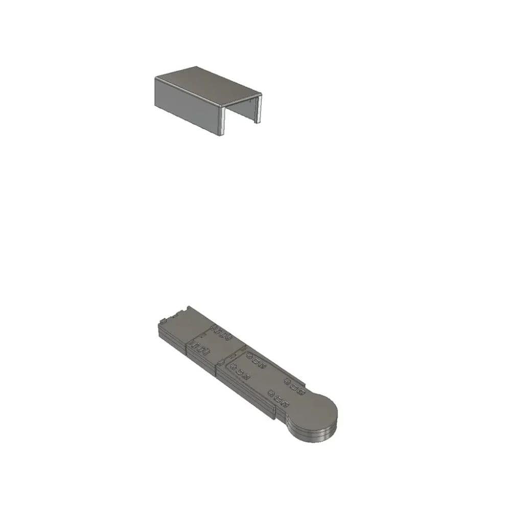 Vikingbad BRAGE Toppdeksel & shims VikingBad Dusjtilbehør VB-026653-01