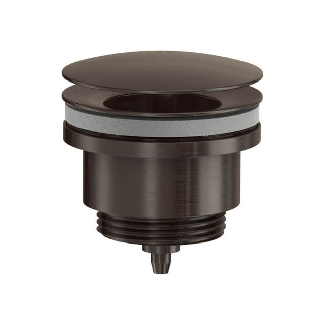 VikingBad Bunnventil servant med Pop-Up Ø63mm G1 1/4" Børstet grå VikingBad Bunnventil VB-002020-06