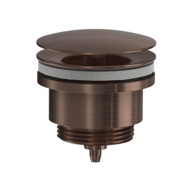 VikingBad Bunnventil servant med Pop-Up Ø63mm G1 1/4" Børstet roségull VikingBad Bunnventil VB-002020-08