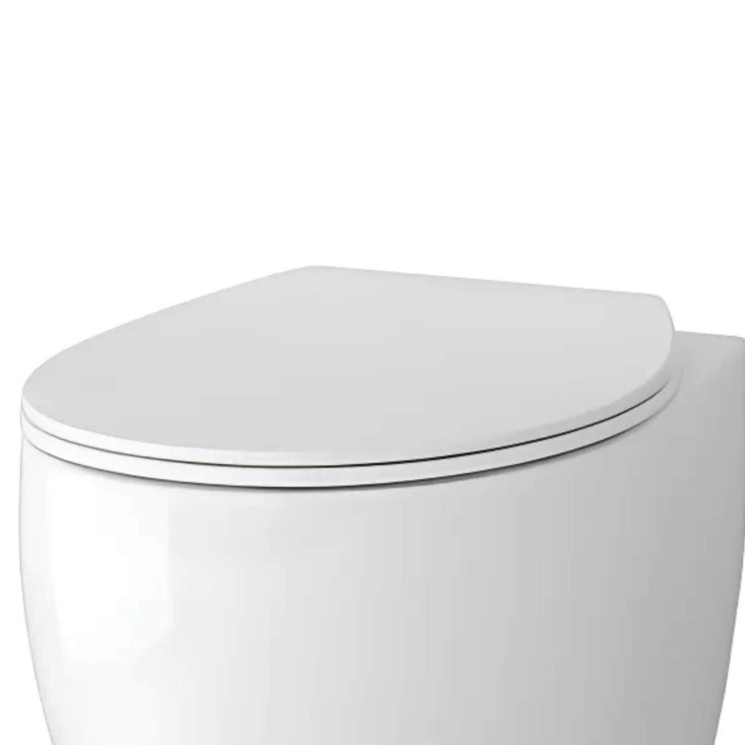VikingBad CIBA Slim Toalettsete Hvit VikingBad Toalettsete VB-009708-01