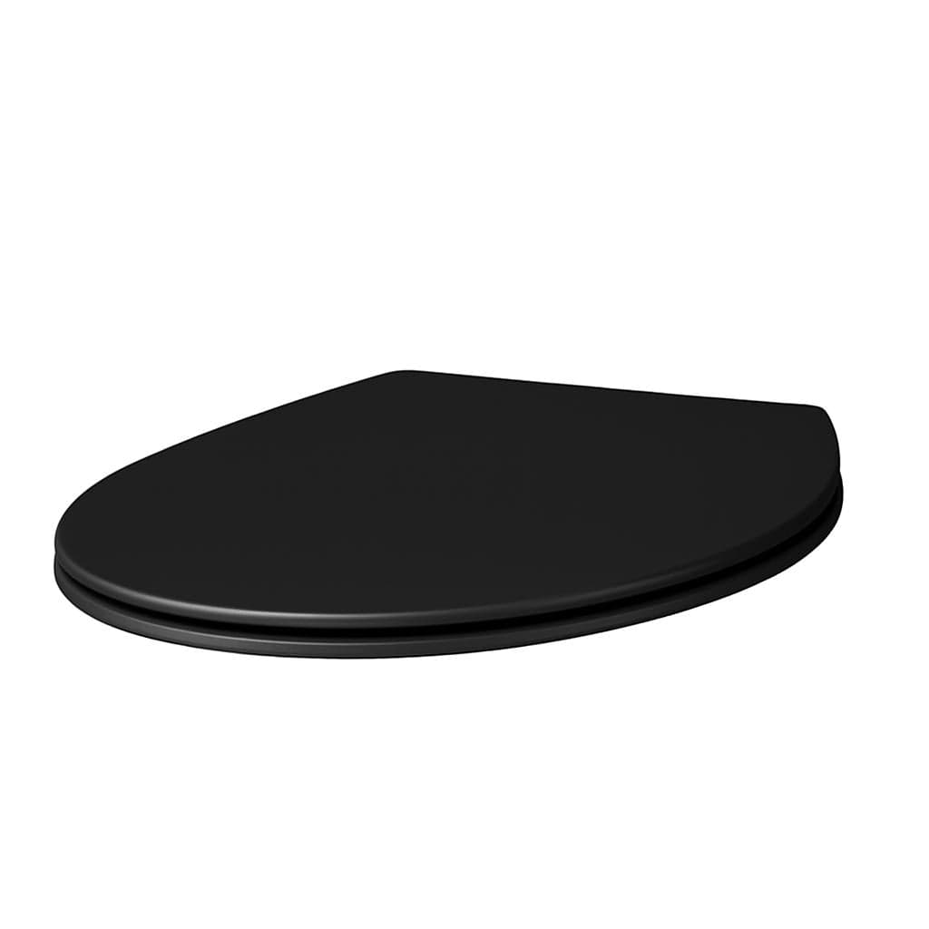 VikingBad CIBA Slim Toalettsete Svart matt VikingBad Toalettsete VB-009708-03