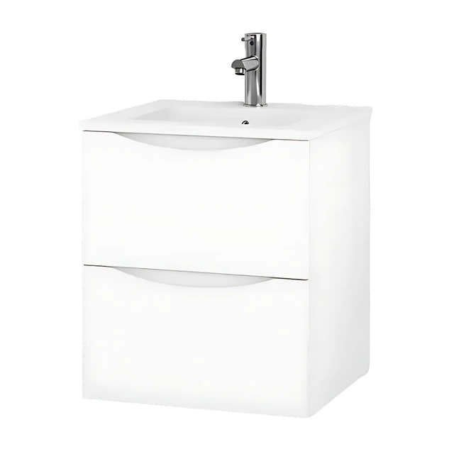 VikingBad ELI 50 SLIM Servantskap Hvit matt / 50cm VikingBad Servantskap VB-111156-F100