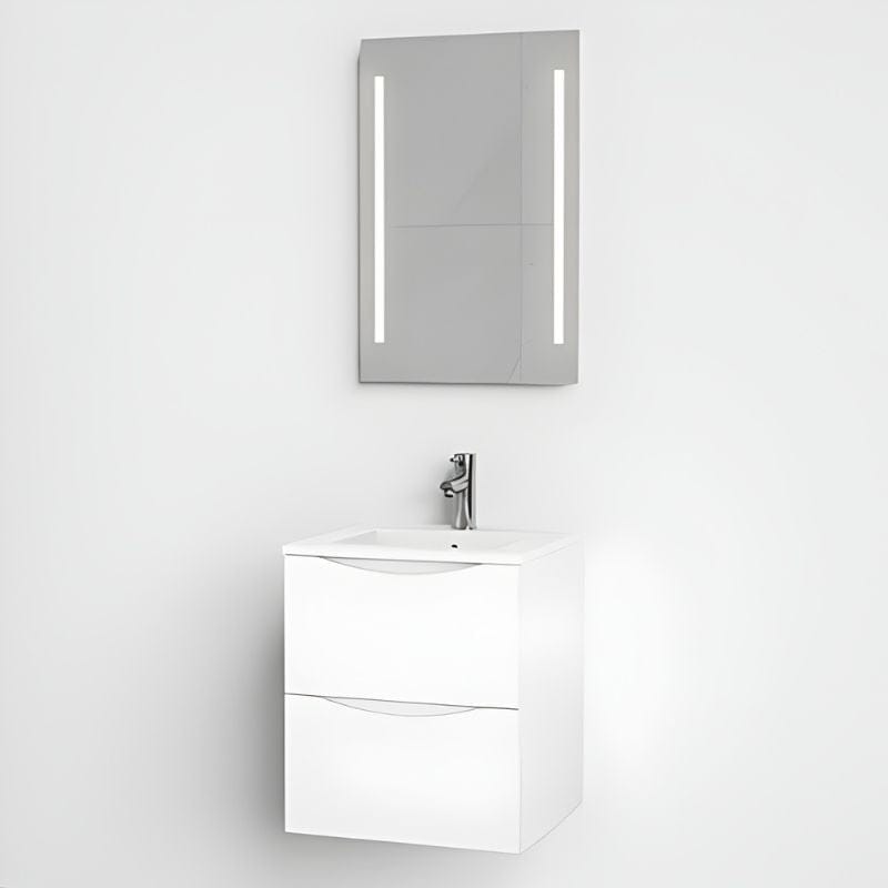 VikingBad ELI 50 SLIM Servantskap Hvit matt / 50cm VikingBad Servantskap VB-111156-F100