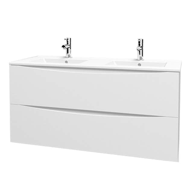 VikingBad ELI Servantskap Hvit Matt Hvit matt / 120cm dobbel VikingBad Servantskap VB-115231-F100