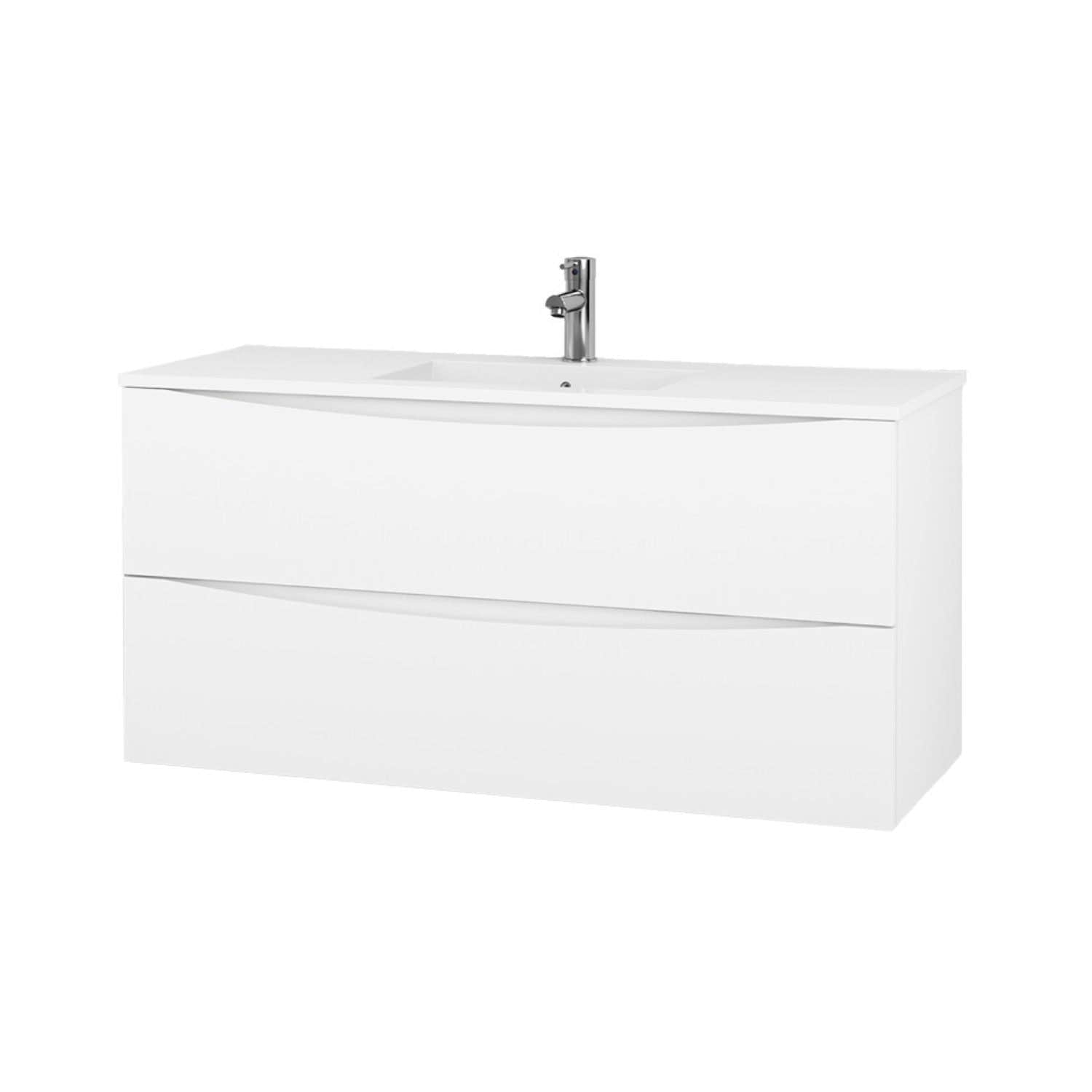 VikingBad ELI Servantskap Hvit Matt Hvit matt / 120cm VikingBad Servantskap VB-111159-F100