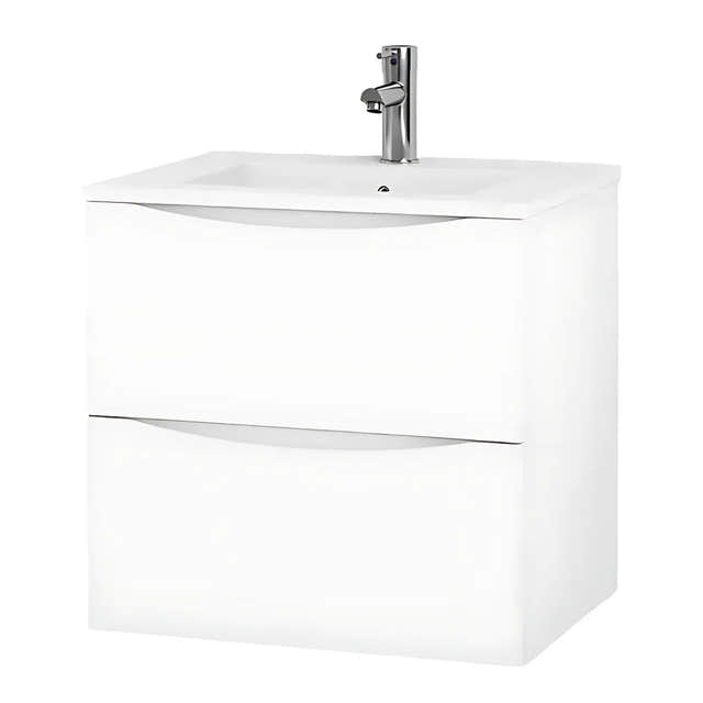 VikingBad ELI Servantskap Hvit Matt Hvit matt / 80cm VikingBad Servantskap VB-112555-F100