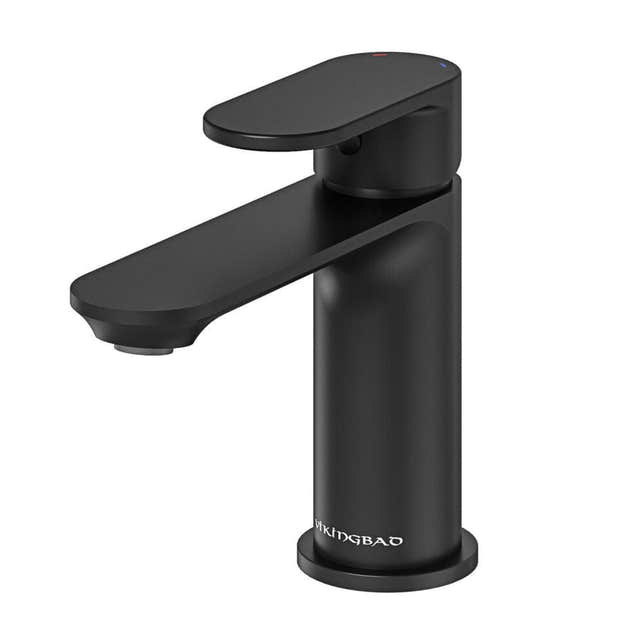 VikingBad Embla Servantbatteri Børstet svart VikingBad Servantbatteri VB-005871-05