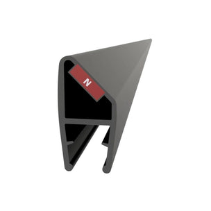 Vikingbad Magnetprofil Liam Fast Glassfelt 90° hjørnemontering