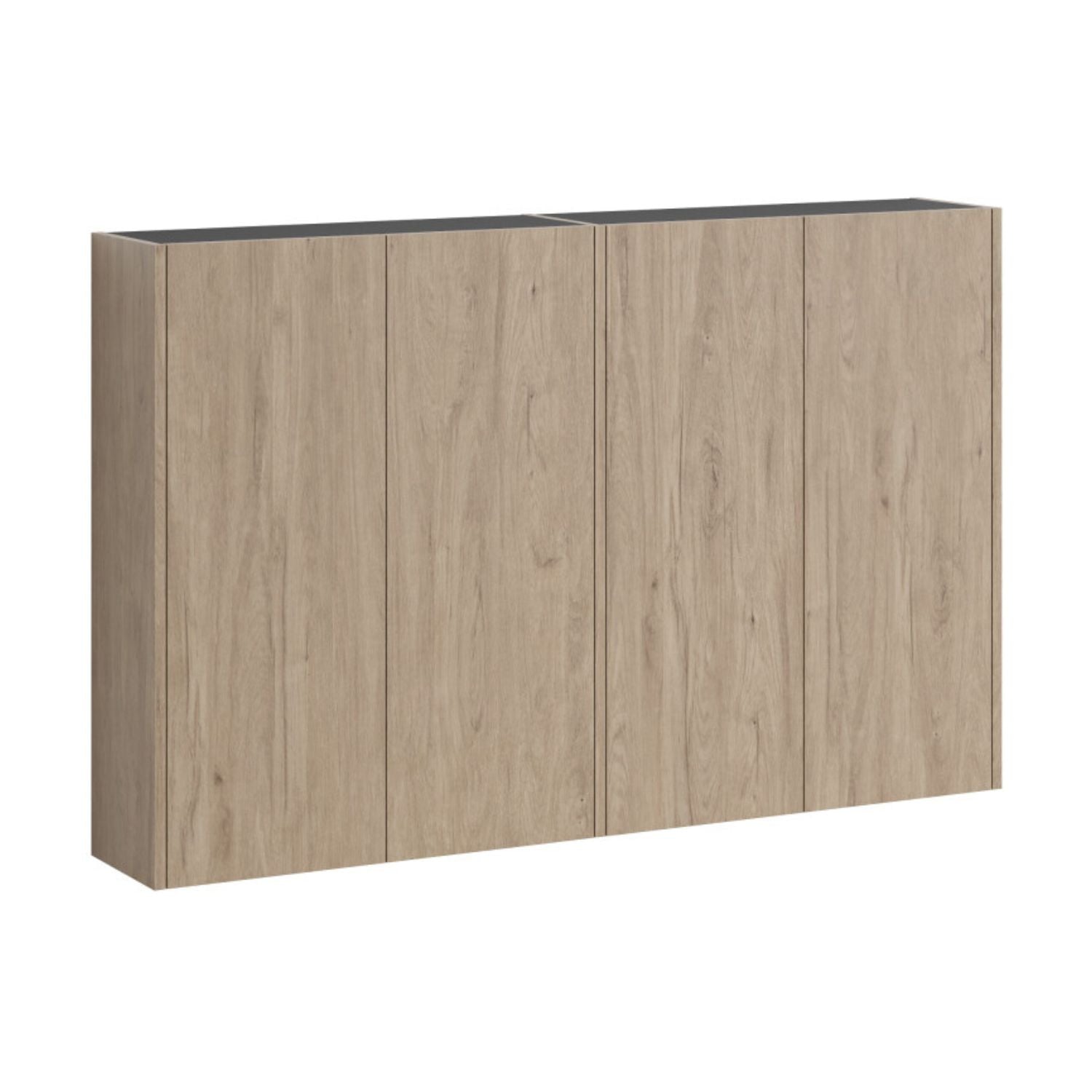 VikingBad Fay Dobbel Veggskap uten Speil Eik VikingBad Sideskap bad VB-119185
