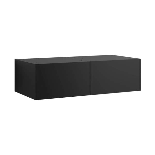 VikingBad Fay Slett Modul Dobbel Overskap Svart matt VikingBad Sideskap bad VB-119222