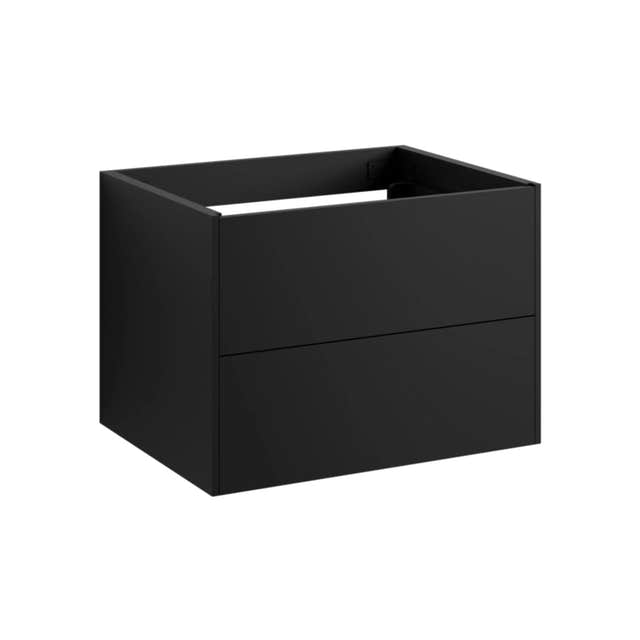 VikingBad Fay Slett Servantskap Svart matt / 80cm VikingBad Servantskap VB-119119