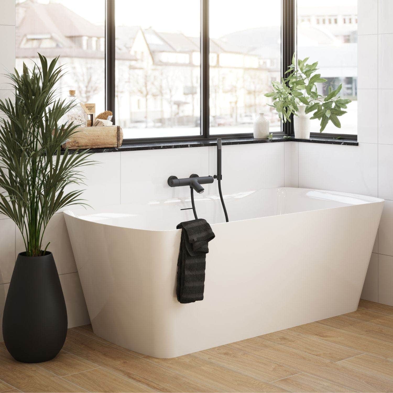 Vikingbad Greenwood vegg- / gulvflis Miele brun / 20x120cm VikingBad VB-114901.49Dxx.xx
