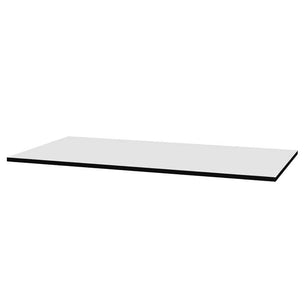 OUTLET: Vikingbad HPL Benkeplate Tosidig hvit matt og blank