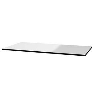 OUTLET: Vikingbad HPL Benkeplate Tosidig hvit matt og blank