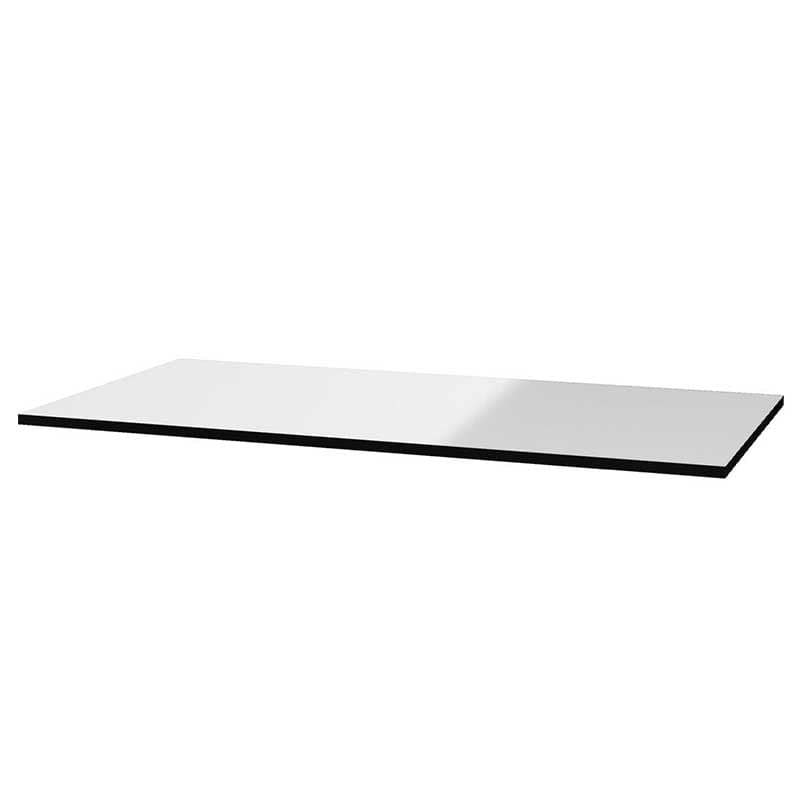 VikingBad HPL Benkeplate Tosidig hvit matt og blank VikingBad Benkeplate bad