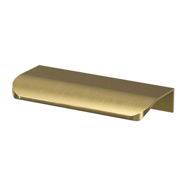 VikingBad Huka Håndtak Universal B100mm Børstet messing / 100mm VikingBad Knotter og håndtak VB-006149-07