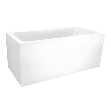 VikingBad Kvadrat Badekar 150-170 Hvit / 150cm / Uten panel VikingBad Firkantet badekar VB-108559