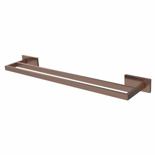 OUTLET: Vikingbad Luna Rett Dobbel Håndklestang B65cm