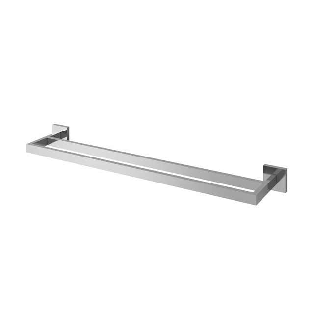 VikingBad Luna Rett Dobbel Håndklestang B65cm Krom VikingBad Håndklestang UTG-010770-01