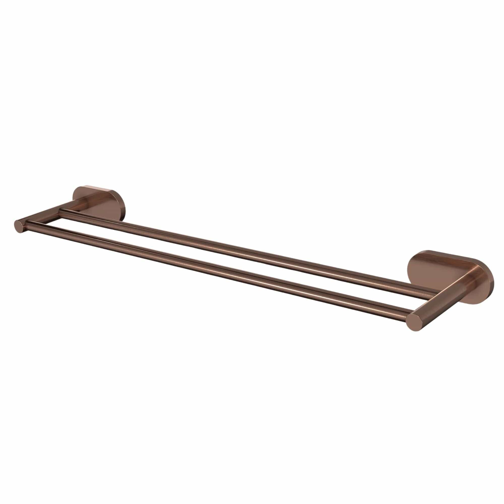 OUTLET: Vikingbad Luna Rund Dobbel Håndklestang B65cm