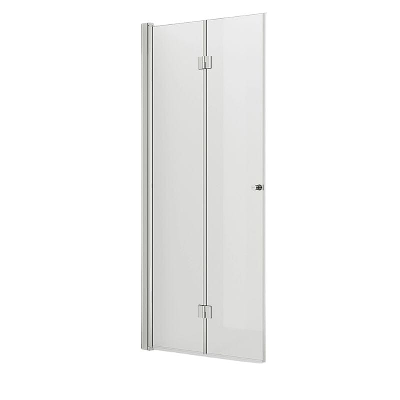 Vikingbad MATS Dusjdør Leddet H195cm Sølv / 70cm venstre / Klart glass VikingBad Dusjdør VB-111756