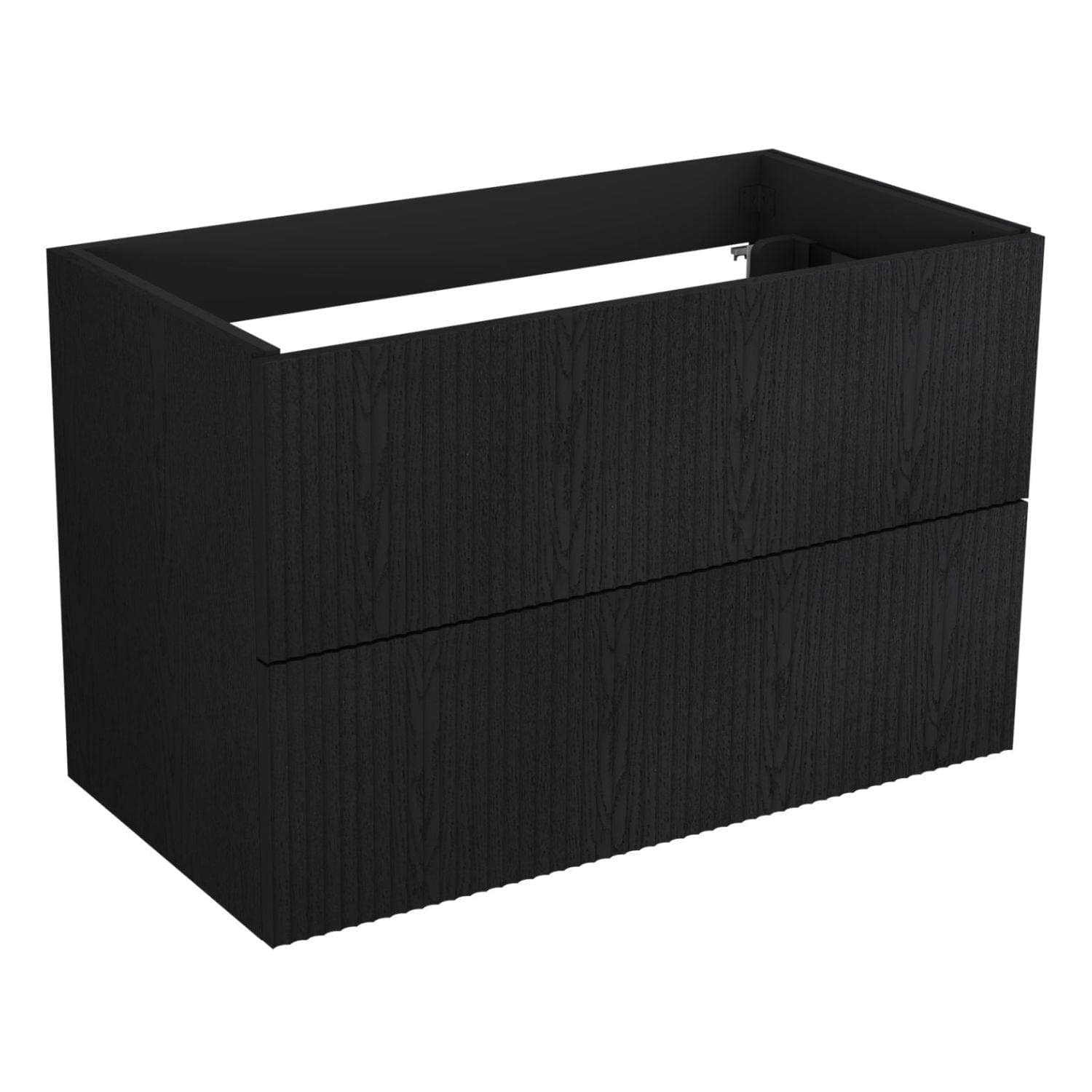 VikingBad MIE bølge Servantskap Slim Svart eik / 90cm VikingBad Servantskap VB-117210