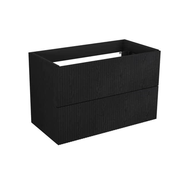 Vikingbad MIE Bølge Servantskap Svart eik / 120cm VikingBad Servantskap VB-116885