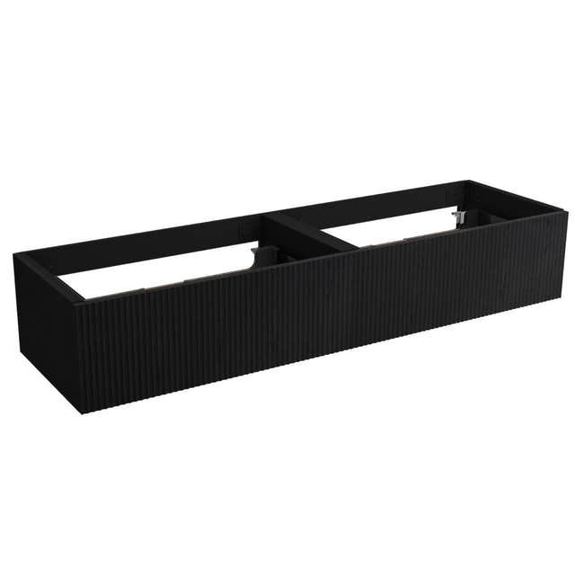VikingBad MIE Demi Bølge Servantskap 2 servant Svart eik / 120cm VikingBad Servantskap VB-116920