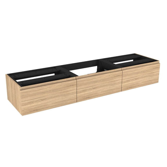 VikingBad Mie Demi Fingergrep Servantskap 180 cm Lys eik / 180cm VikingBad Servantskap VB-116357