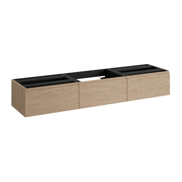 VikingBad Mie DEMI Fingergrep Servantskap 180 cm Skandinavisk eik / 180cm VikingBad Servantskap VB-118907