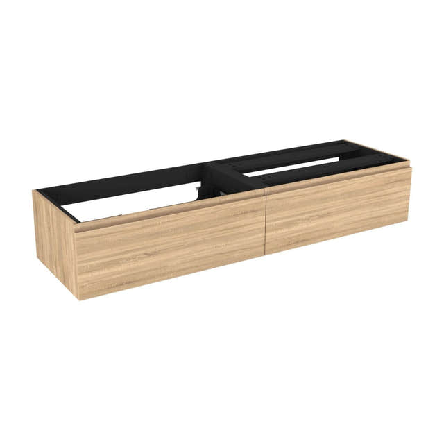 Vikingbad MIE DEMI Fingergrep Servantskap Lys eik / 140cm VikingBad Servantskap VB-116245