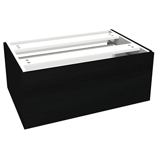 VikingBad MIE DEMI Sideskap slett B(60-90)xH46xD29 cm Svart eik / 70cm VikingBad Sideskap bad VB-116140