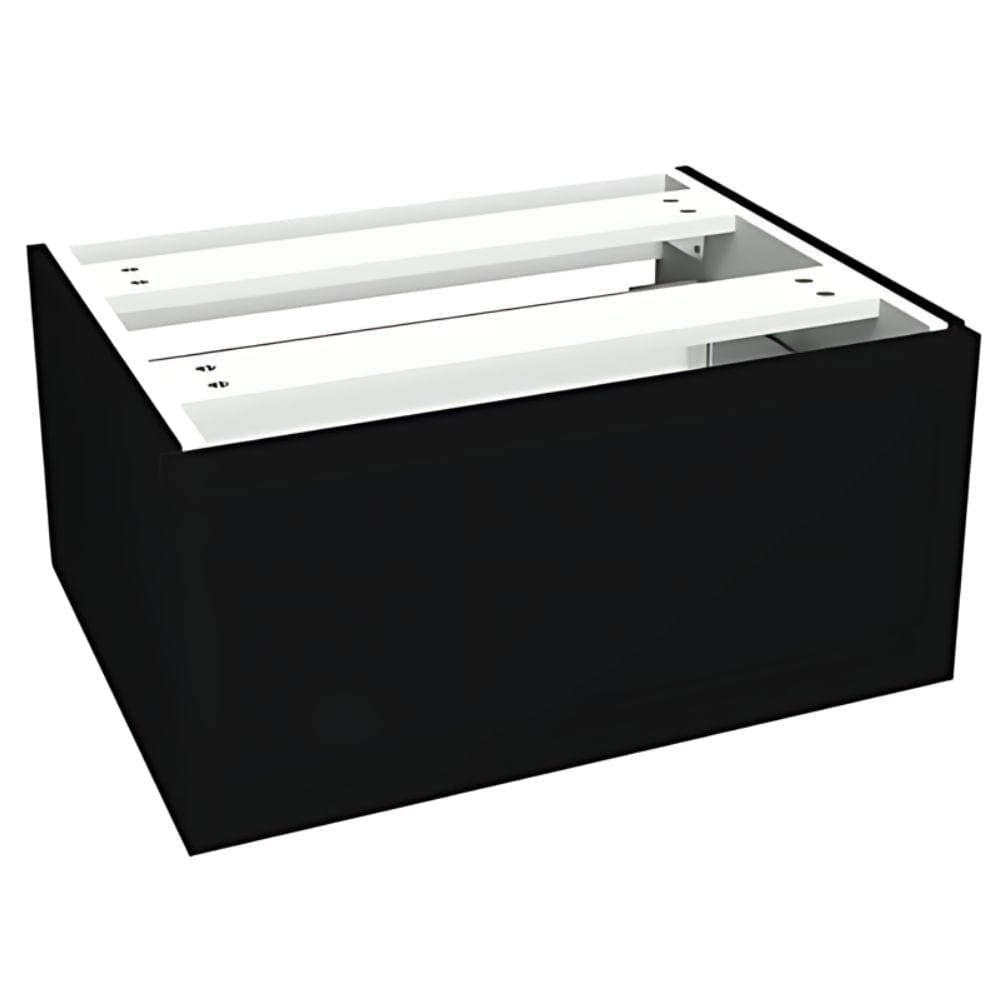 VikingBad MIE DEMI Sideskap slett B(60-90)xH46xD29 cm Svart matt / 60cm VikingBad Sideskap bad VB-116136