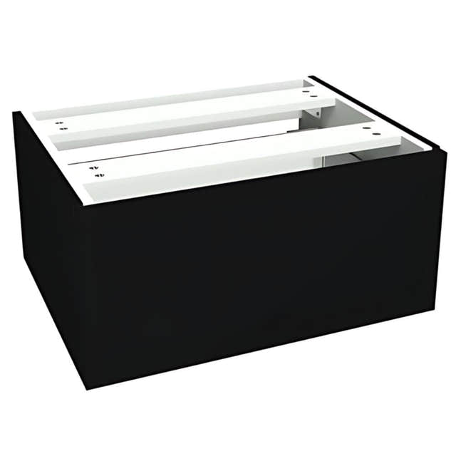VikingBad MIE DEMI Sideskap slett B(60-90)xH46xD29 cm Svart matt / 60cm VikingBad Sideskap bad VB-116136