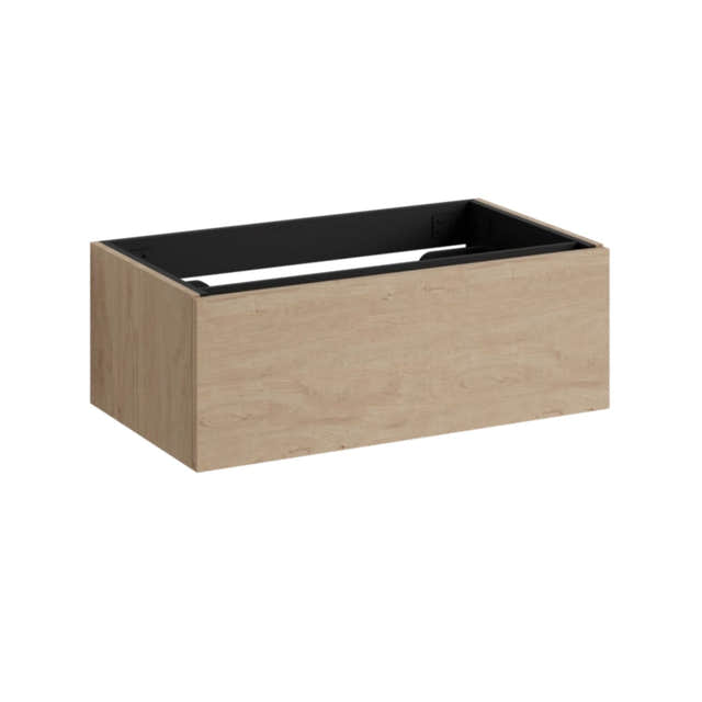 Vikingbad MIE DEMI Slett Servantskap Mål: B(60-180)xH46xD29 cm Skandinavisk eik / 60cm VikingBad Servantskap VB-118940