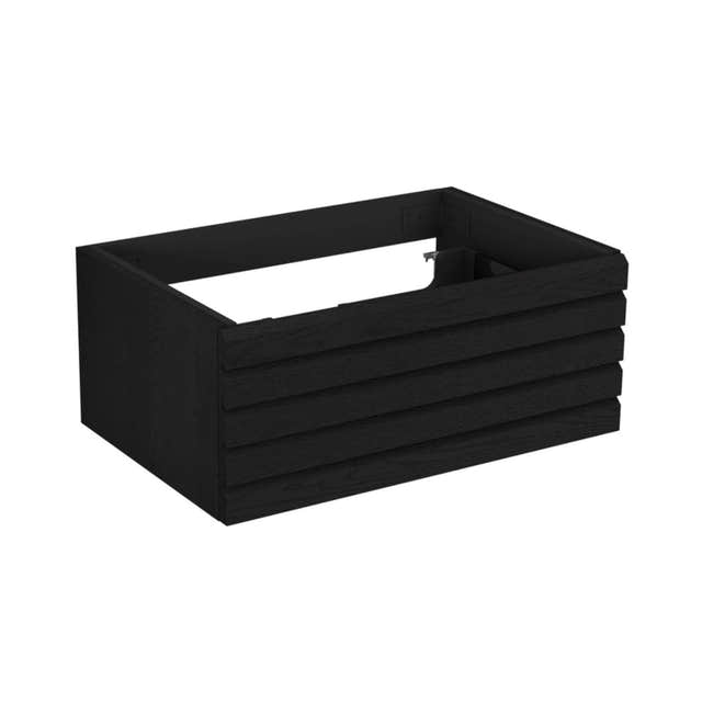 Vikingbad MIE DEMI Stav Servantskap Mål: B(60-200)x46x29 cm Svart eik / 60cm VikingBad Servantskap VB-116154