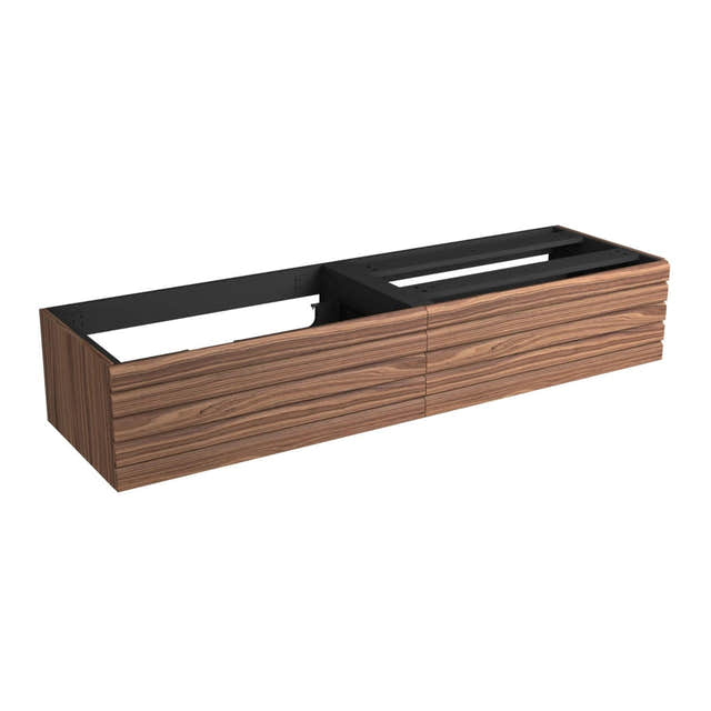 Vikingbad MIE DEMI Stav Servantskap Mål: B(60-200)x46x29 cm Valnøtt / 120cm VikingBad Servantskap VB-116311