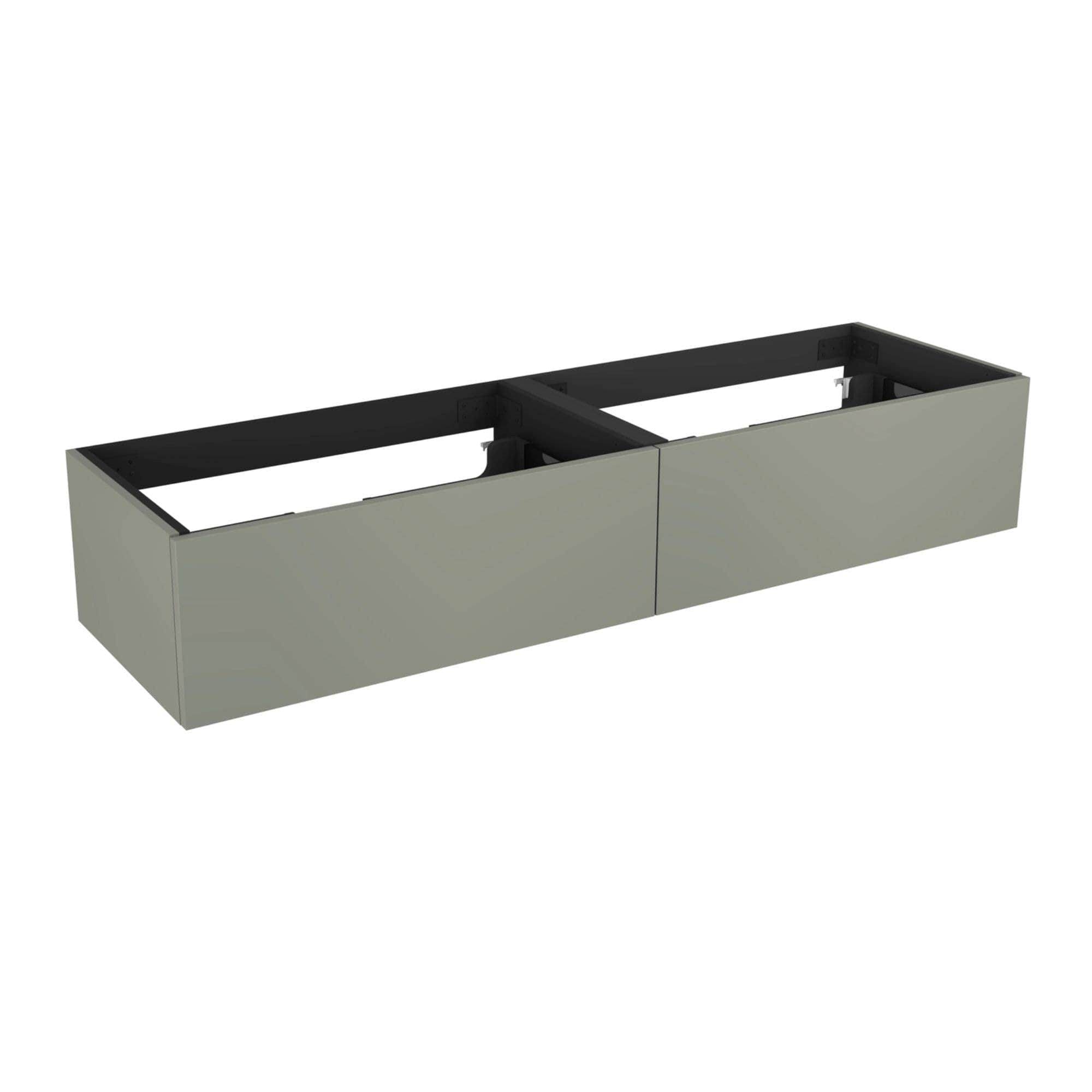 Vikingbad MIE DEMI Trend Servantskap Mål: B(120-180)xH46xD29 cm Oliven / 120cm dobbel VikingBad Servantskap VB-116322