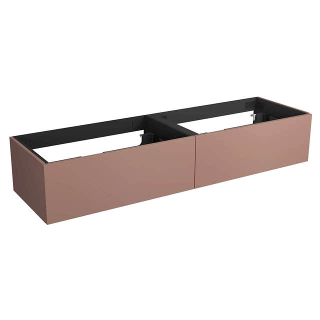 Vikingbad MIE DEMI Trend Servantskap Mål: B(60-180)xH46xD29 cm Terracotta / 140cm VikingBad Servantskap VB-116333