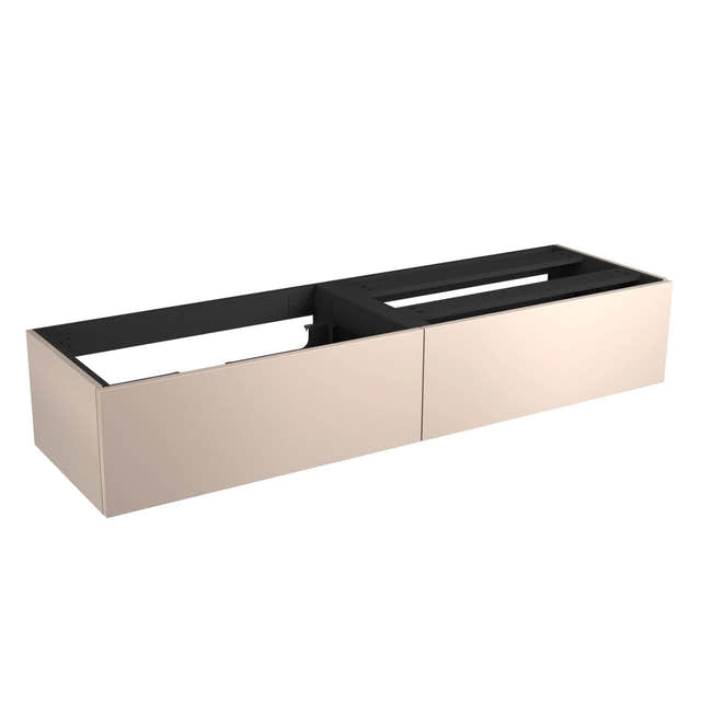Vikingbad MIE DEMI Trend Servantskap Mål: B(60-180)xH46xD29 cm Varm beige / 120cm VikingBad Servantskap VB-116610