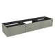 Vikingbad MIE DEMI Trend Servantskap Mål: B180xH46xD29 cm (3x60) Oliven / 180cm VikingBad Servantskap VB-116378