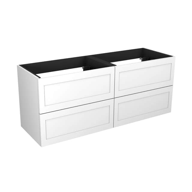 Vikingbad MIE RAMME Servantskap Hvit matt / 120cm dobbel VikingBad Servantskap VB-114476