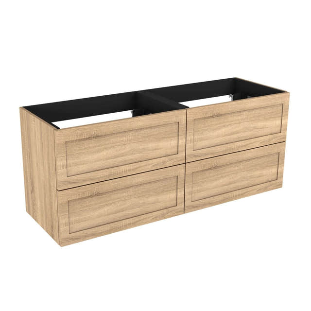 Vikingbad MIE RAMME Servantskap Lys eik / 120cm dobbel VikingBad Servantskap VB-114477