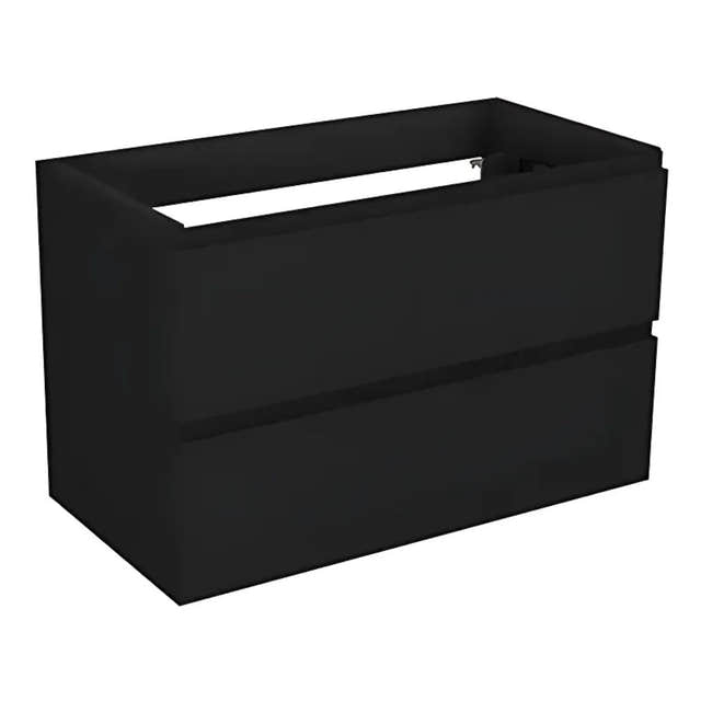 VikingBad MIE SLIM Fingergrep Servantskap Svart eik / 50cm VikingBad Servantskap VB-111886